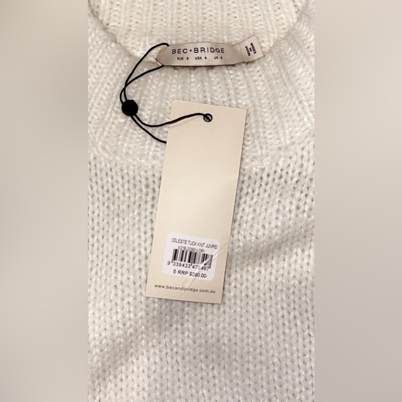 BEC + BRIDGE Celeste Tuck Knit Jumper 8 BNWT - Picture 6 of 8